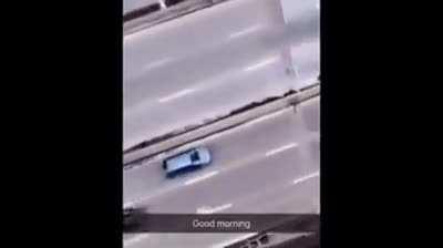 This Lady Throwing a Chair at Traffic