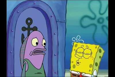 Definitely a meme and not an episode of Spongebob part 2