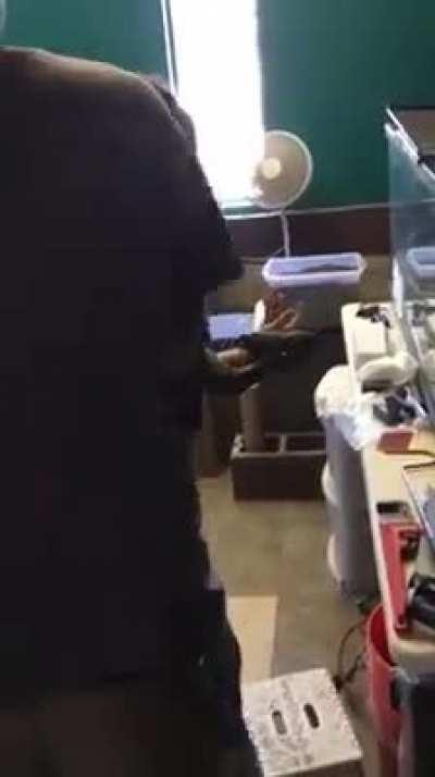 When feeding a snake doesn't quite go as planned 