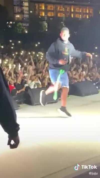 Juju at a juice WRLD concert