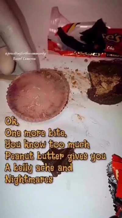 Feeding a Reese's with Reese's