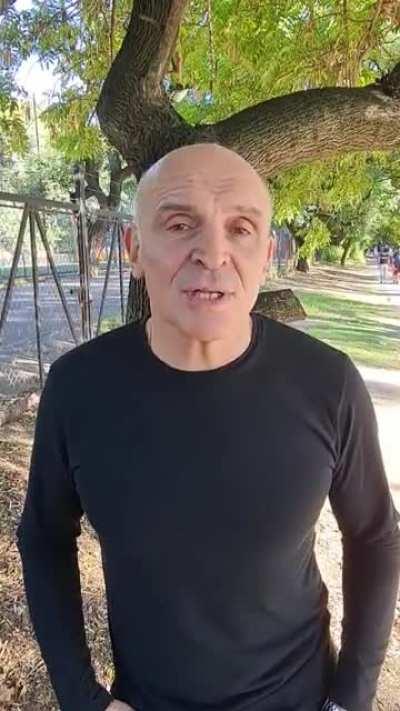 Mensaje de Jose Luis Espert al presidente Alberto Fernandez sobre la 