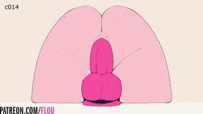 Trying out her new dildo