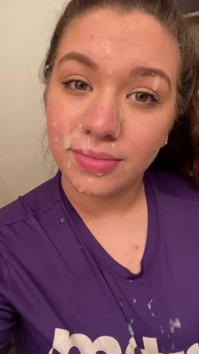 Look at all this tasty cum