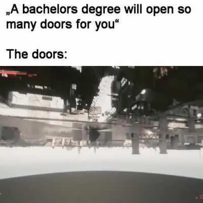 When you choose the corpo storyline but it didn't choose you