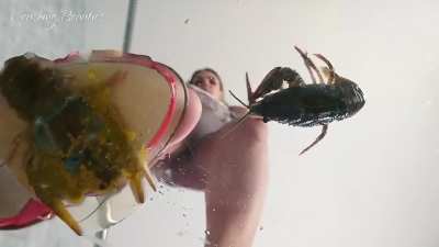 Crawdads on Glass Stairs meets a cute Modell