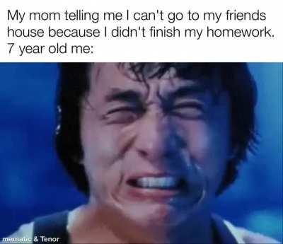 Then telling your therapist when you're 20 