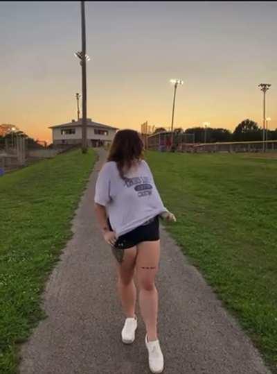 Quick flash at the field