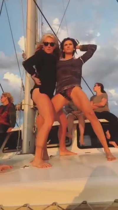 Julianne and Nina Dobrev