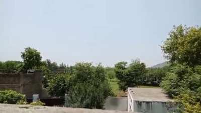 Clashes between Khyber Pakhtunkhwa Police and TTP militants amidst yesterday's Counter insurgency operation at Dargai, Malakand, Pakistan