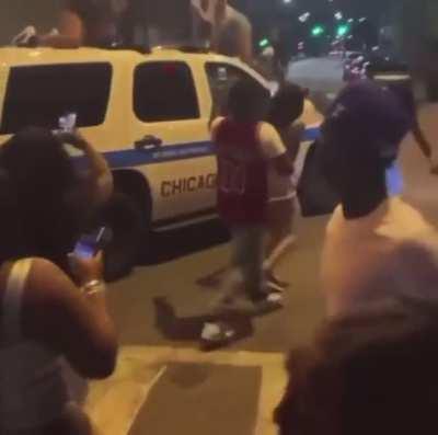 HMC while I twerk on a cop car at a protest