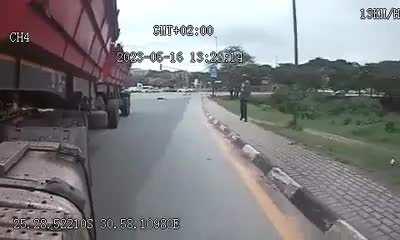 Dude got flattened NSFW NSFL 