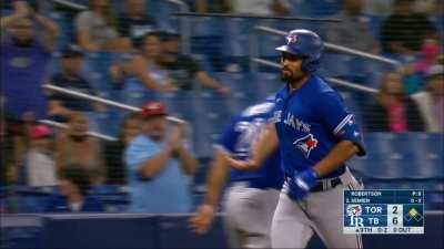[Highlight] [Highlight] Semien connects on a two-run shot in the 9th to get his 41st home run of the season