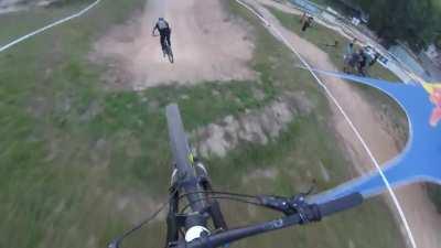 By far the biggest jump I ever hit.