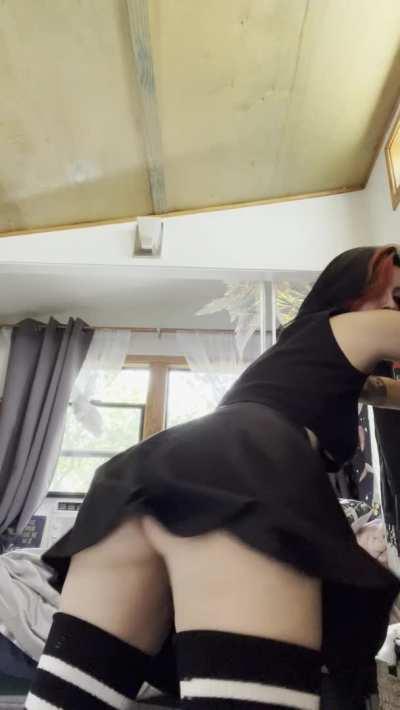 I found the perfect dress to wear while you train me as a fuckdoll