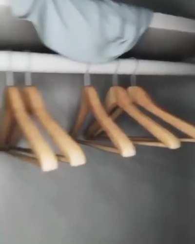 Thanks, I hate my closet.