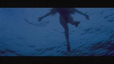 Susan Backlinie's bushy plot from Jaws (Brightened)