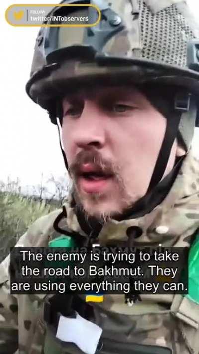 A short but important update regarding the road of life in Bakhmut. The video is less than an hour old