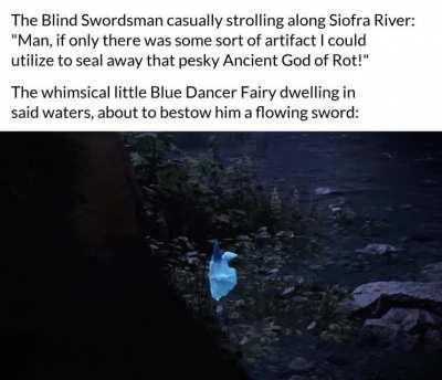 Don't be fooled by its quirky antics, this silly little sprite is one of the most powerful forces in the world of Elden Ring