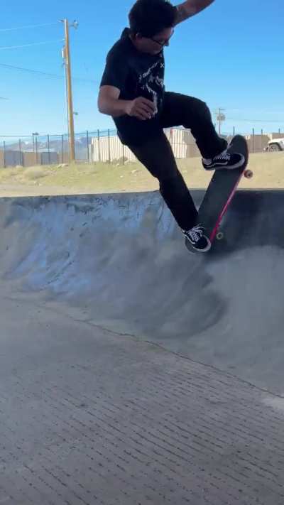 Trick under a bridge