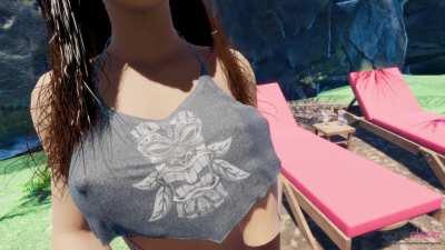 A cutting-edge cloth simulation, only for the pleasure