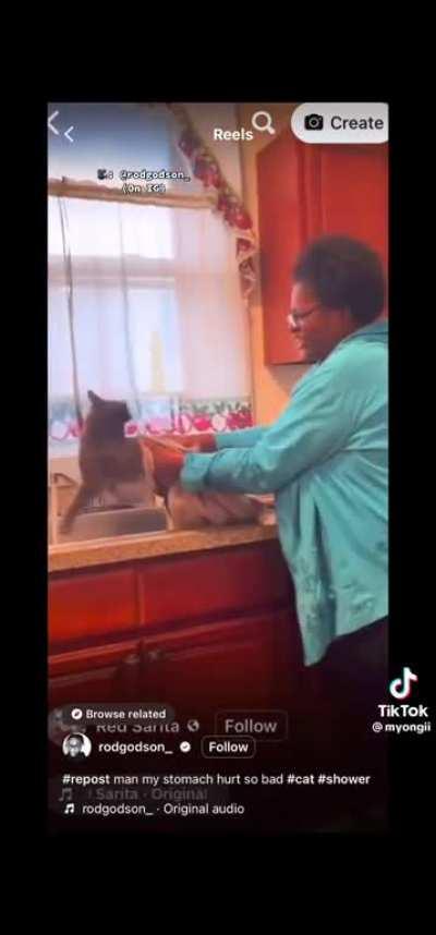 I don’t think he wants a bath