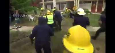 He definitely could of did Super Mario Sunshine move the break the fall with the hose