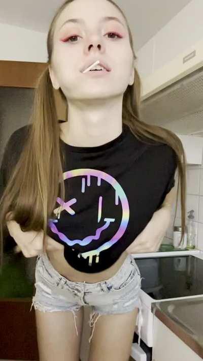 I really need a full time titty sucker… any volunteers