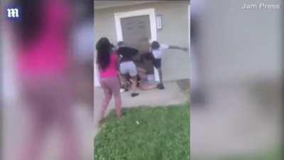 Sub Humans Jump Pregnant Mother And Drop kick Toddler in the head!