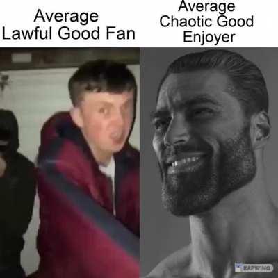 Shoutout to my fellow Chaotic Goods, disobeying the law and looking sexy while doing it