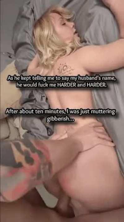 It really turned him on that she was someone’s wife.