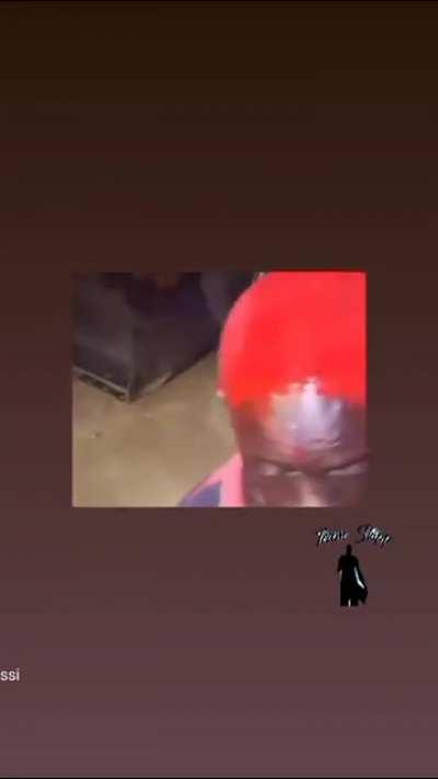 Bro getting a quick fade