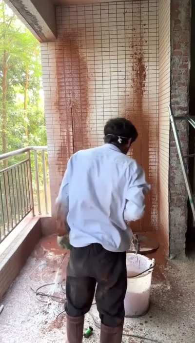 Bloody lucky he didn’t cut himself in half