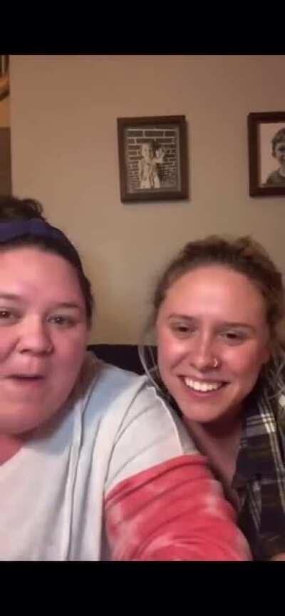 Deaf sister mimicking words