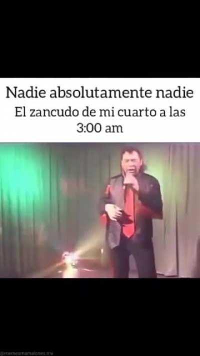 El zancudo a las 3am