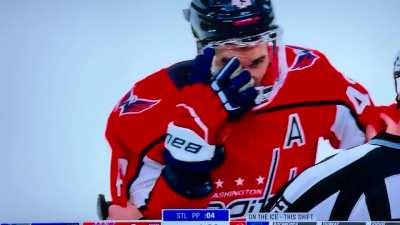 Tom Wilson is laid out by Jake Neighbours, Wilson needs to be held back