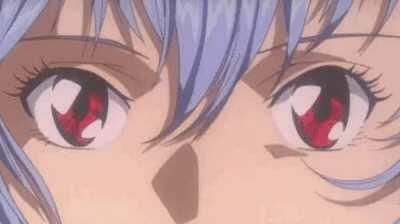Literally just Ayanami’s eyes on endless loop for you to stare into
