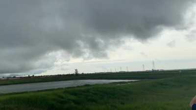 Time lapse of a wall cloud I took (sorry about my dad lol)