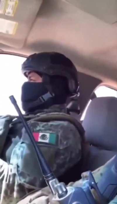 Mexican army listening to ken 
