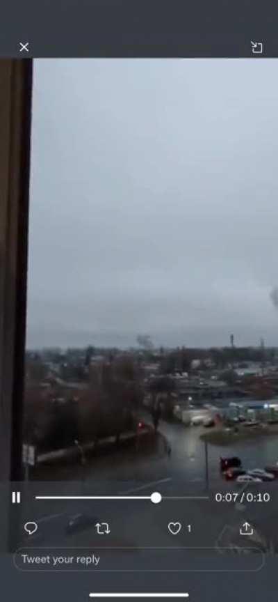 Reported airstrike 80km from Polish Border