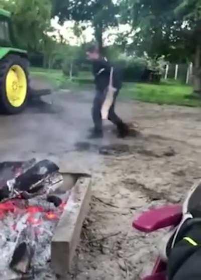 Спасибо за дрова, братан