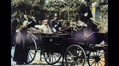 Napolean contemporary, Pope Leo XIII was born in 1810 and is the earliest-born person ever filmed [1080p, 60fps, colourised]