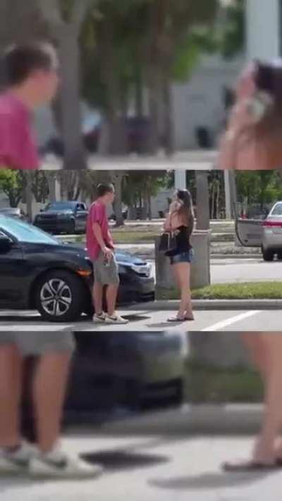 Idiot pretends to be drunk driving and crashing into people's cars for tiktok views