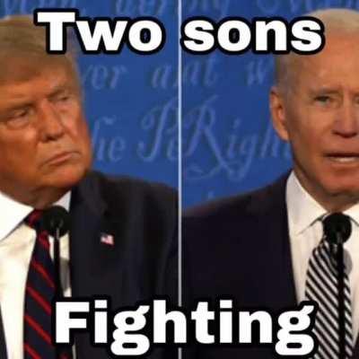 Two Sons Fighting