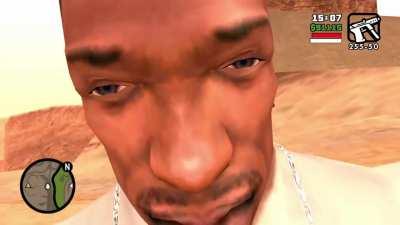Fun Fact: The CJ facecam glitch was in the X360 / mobile port of San Andreas