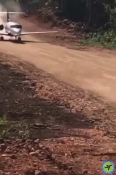 Hawker taking off on a 