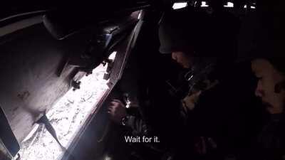 A Philippine Army V-150 with improvised armor, and brother of 