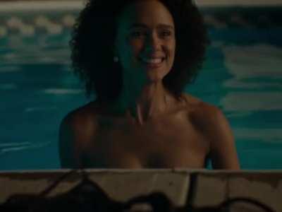 A jiggly Nathalie Emmanuel