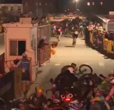 Really quick he realized he fucked up