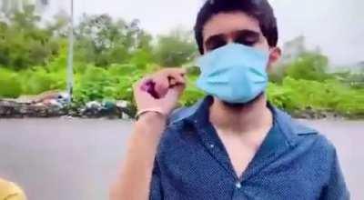 Anti maskers of india. What the hell